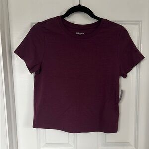Old Navy Maroon Crop Top